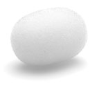 DPA DUA0566 WINDSCREEN Foam, white (pack of 5)