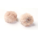 DPA AIR1 WINDSCREEN Fur, large, beige (pack of 2)