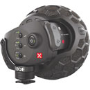 RODE STEREO VIDEOMIC X MICROPHONE Condenser, paired cardioid, X/Y, on-camera, Rycote lyre