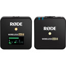 RODE WIRELESS GO II RADIOMIC SYSTEM Single transmitter, compact, clip-on, 2.4GHz, black