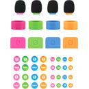 RODE COLORS 2 IDENTIFICATION TAGS For Wireless GO II and Lavalier GO, set of 4 colours