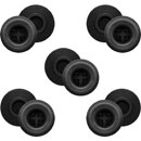 SENNHEISER 507492 FOAM EAR ADAPTER M For IE PRO earphones, black/black, medium (pack of 10)