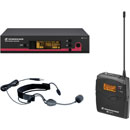 SENNHEISER 504640 EW 152 G3 GB RADIOMIC SYSTEM Beltpack, fixed Rx, headset, 606-648MHz, Ch 38 ready