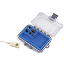 VOICE TECHNOLOGIES VT506 MINIATURE MICROPHONE Omni, inc accessories/case, white