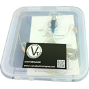 VOICE TECHNOLOGIES VT910DC EARWORN MICROPHONE Earhanger style, omnidirectional, beige, in clear box