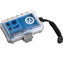 VOICE TECHNOLOGIES VT506 MINIATURE MICROPHONE Omni, inc accessories/case, white