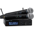 SHURE SLXD24D+/58 RADIOMIC SYSTEM Fixed dual RX, 2x handheld TX, SM58, 470-606 MHz ((G65)