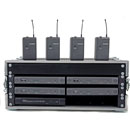 TRANTEC S4.16L-RACK-4 RADIOMIC SYSTEM, ADU, PSU, 4U case, 4 lapel systems