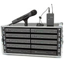TRANTEC S4.16H-RACK-12 RADIOMIC SYSTEM, ADU, PSU, 8U case, 12 dyn handheld systems
