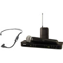 SHURE BLX1288/SM35 RADIOMIC SYSTEM Combo handheld/headworn, SM58 and SM35, 606-630MHz (K3E)