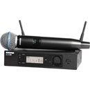 SHURE GLXD24R/B58 RADIOMIC SYSTEM Handheld, Beta 58A capsule, supercardioid, digital, 2.4GHz