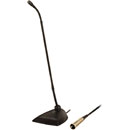 SHURE MX418D/N MICROPHONE 45.7cm gooseneck, no capsule, desktop base, programmable switch, LED