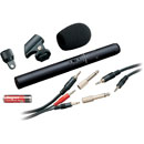 AUDIO-TECHNICA ATR6250 MICROPHONE Stereo, condenser , battery only, 3.5mm stereo jack, on-camera