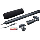 AUDIO-TECHNICA ATR6550 MICROPHONE Shotgun, condenser, battery only, 3.5mm stereo jack, on-camera