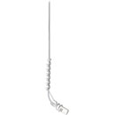 AUDIO-TECHNICA ES933WH MICROPHONE Hanging, hypercardioid, w/AT8538 XLR preamp, 27.5mm, white