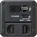 SONY DWT-P01N RADIOMIC TRANSMITTER Plug-on, 3-pin XLR, 48V phantom power, 566.025 to 630MHz