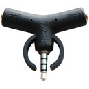 MicW SA013 SPLITTER ADAPTER For 2x iSeries microphones combined, moulded, Y shaped