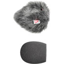 RYCOTE 055201 SGM FOAM WINDSHIELD With Windjammer, 19-22mm hole, 50mm long, for shotgun mic