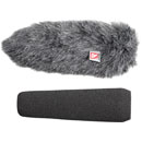 RYCOTE 055207 SGM FOAM WINDSHIELD With Windjammer, 19-22mm hole, 150mm long, for shotgun mic