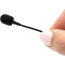 BUBBLEBEE THE MICROPHONE FOAM For lavalier mic, extra-small, 1.2mm bore diameter, black, pack of 10