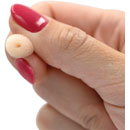 BUBBLEBEE THE MICROPHONE FOAM For lavalier mic, medium, 2mm bore diameter, beige, pack of 10