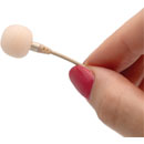 BUBBLEBEE THE MICROPHONE FOAM For lavalier mic, medium, 2mm bore diameter, beige, pack of 10