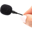 BUBBLEBEE THE MICROPHONE FOAM For lavalier mic, large, 3mm bore diameter, black, pack of 5