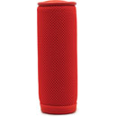 BUBBLEBEE SPACER BUBBLE L WINDSHIELD With Long-Haired Spacer Cover, red