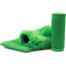 BUBBLEBEE SPACER BUBBLE XL WINDSHIELD With Long-Haired Spacer Cover, chroma green, w/Big Mount