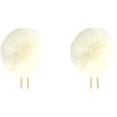 BUBBLEBEE TWIN WINDBUBBLES WINDSHIELDS Size 1, 28mm opening, off-white (pack of 2)