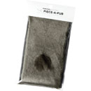 BUBBLEBEE PIECE-A-FUR MIC MOUNTS Imitation fur, self-cut, 360 x 110mm, grey