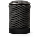 BUBBLEBEE SPACER BUBBLE XS WINDSHIELD With Long-Haired Spacer Cover, black, w/Big Mount