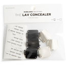 BUBBLEBEE LAV CONCEALER MIC MOUNT For DPA 4060/4061/4062/4063 lavalier, black/white, pack of 6