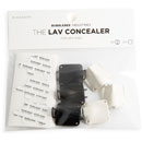 BUBBLEBEE LAV CONCEALER MIC MOUNT For DPA 6060/6061 lavalier, black/white, pack of 6