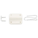 BUBBLEBEE LAV CONCEALER MIC MOUNT For Sennheiser MKE-2 lavalier, white
