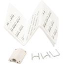 BUBBLEBEE LAV CONCEALER MIC MOUNT For Countryman B6 lavalier, white