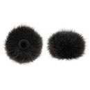 BUBBLEBEE WINDBUBBLE PRO WINDSHIELDS Medium, for 6-8mm diameter lav, black (pack of 2)