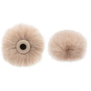 BUBBLEBEE WINDBUBBLE PRO WINDSHIELDS Medium, for 6-8mm diameter lav, beige (pack of 2)