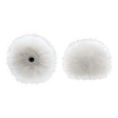 BUBBLEBEE WINDBUBBLE PRO EXTREME WINDSHIELDS Small, for 5-6.5mm diameter lav, white (pack of 2)