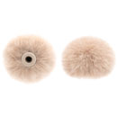 BUBBLEBEE WINDBUBBLE PRO EXTREME WINDSHIELDS Small, for 5-6.5mm diameter lav, beige (pack of 2)