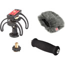 RYCOTE 046001 AUDIO KIT For Zoom H4N portable recorder, with suspension/windjammer/handle