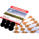 RYCOTE 065520 OVERCOVERS MIC MOUNTS Stickies and fur Overcovers, black (1pk of 30+6)