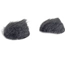 RYCOTE 065559 OVERCOVERS MIC MOUNTS Fur Overcovers only, grey (1pk of 100)
