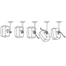 GENELEC 8000-435B LOUDSPEAKER MOUNT Ceiling, for some Genelec loudspeakers, black