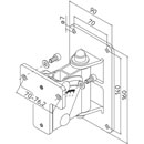 GENELEC 8000-402B LOUDSPEAKER MOUNT Wall, pan/tilt, black