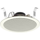 TOA PC-2852 LOUDSPEAKER Circular, ceiling, 1.5-15W taps, splashproof, off-white