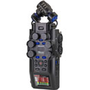 ZOOM H6 STUDIO HANDY RECORDER Portable, optional mic capsules, microSD card slot, 6-track