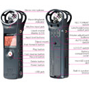ZOOM H1 HANDY PORTABLE RECORDER For micro SD / micro SDHC card, stereo, mic / line in, USB, MP3/WAV