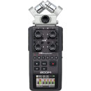 ZOOM H6 HANDY RECORDER Portable, optional mic capsules, SD card slot, 6-track