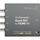 BLACKMAGIC CONVMBSQUH4K2 MINI CONVERTER Quad SDI to HDMI 4K